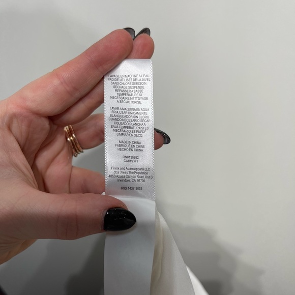 NEW Dress the Population Iris Gown in Off White - Picture 11 of 13